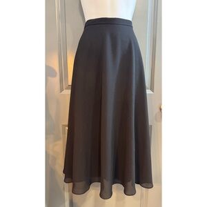 Chic Black A-Line Skirt